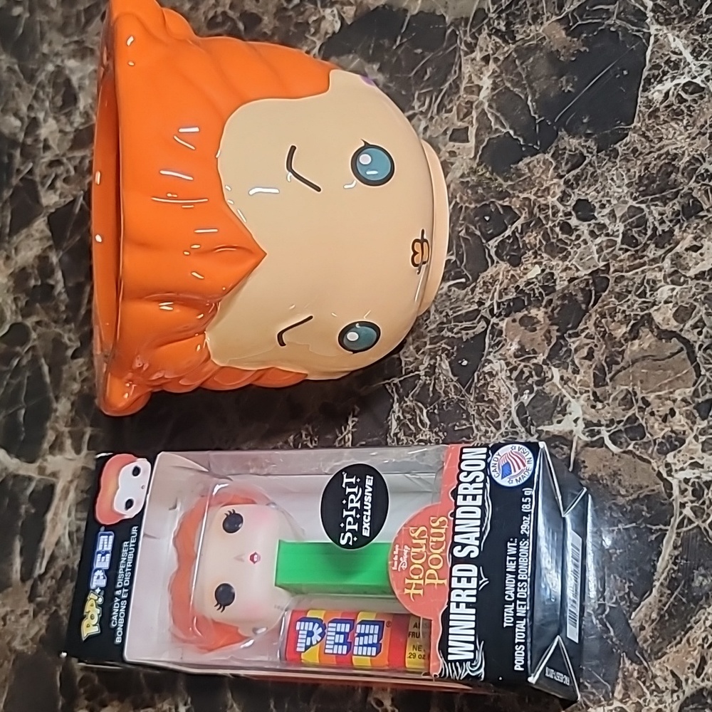 Hocus Pocus LOT (Winifred Sanderson) Mug & Pop Pez dispenser